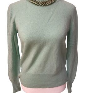 J. Crew Mint Cashmere Sweater